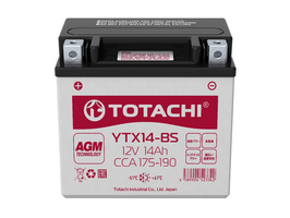 TOTACHI YTX14-BS AGM 12В 14 а/ч пп